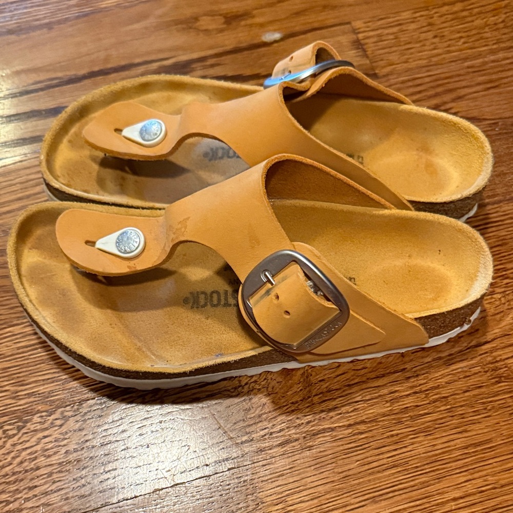 Birkenstock Kids Brown Sandals with Buckle